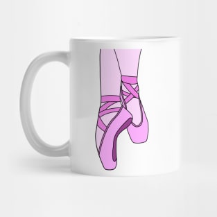 Pink pointe shoes Mug